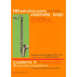 101 Studies for Bass Clarinet Book 2 P. RUBIO